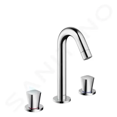 Hansgrohe 71133000 - Umyvadlová baterie s výpustí, 3-otvorová instalace, chrom