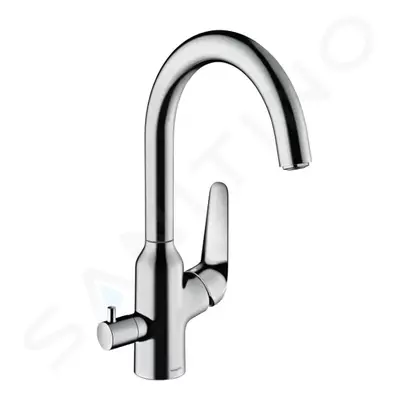 Hansgrohe 71803000 - Dřezová baterie M424-H220 s uzavíracím ventilem, chrom