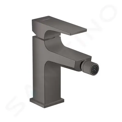 Hansgrohe 32520340 - Bidetová baterie s výpustí Push-Open, kartáčovaný černý chrom