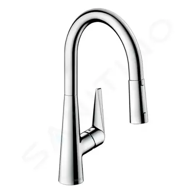 Hansgrohe 72813000 - Dřezová baterie s výsuvnou sprškou, chrom