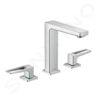 Hansgrohe 74515000 - Umyvadlová baterie s výpustí Push-Open, 3-otvorová instalace, chrom