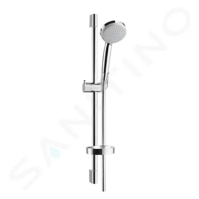 Hansgrohe 27776000 - Set sprchové hlavice, 9 l/min, 4 proudy, tyče 0,65 m a hadice, chrom