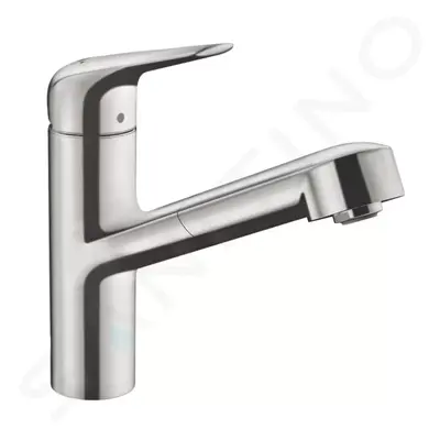 Hansgrohe 71814800 - Dřezová baterie M427-H150 s výsuvnou sprškou, vzhled nerezu