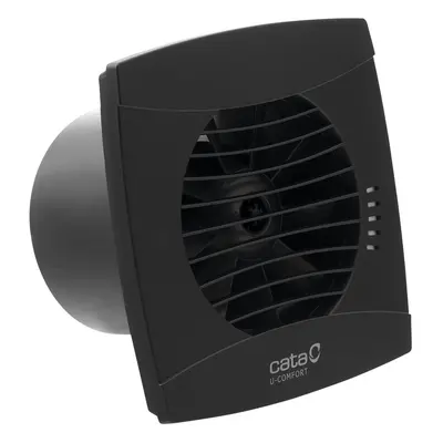 CATA UC-12 TH koupelnový ventilátor axiální s automatem, 12W, potrubí 120mm, černá