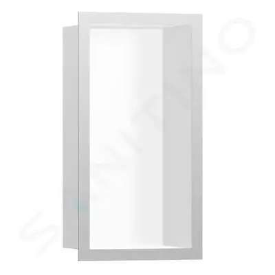 Hansgrohe 56096800 - Výklenek do stěny s designovým rámem, 30x15x10 cm, matná bílá/kartáčovaná n