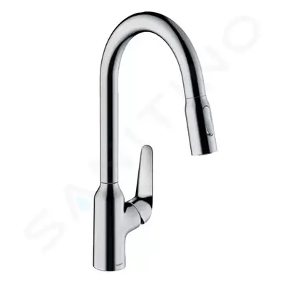 Hansgrohe 71800000 - Dřezová baterie M429-H220 s výsuvnou sprškou, chrom