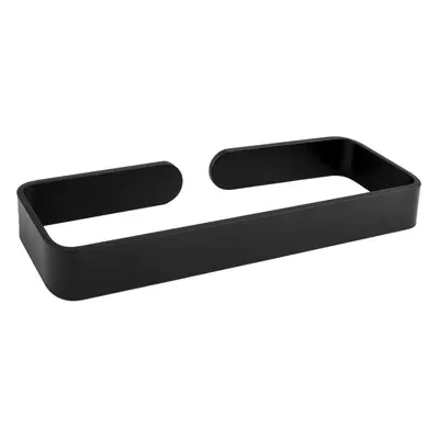 Olsen Spa KD02091800 - Nástěnný věšák na nalepení 3M, 25,3x7,3x3 cm , černá barva