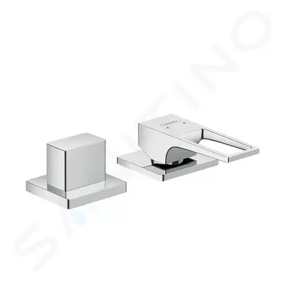 Hansgrohe 74548000 - Páková dvouotvorová baterie na okraj vany, chrom