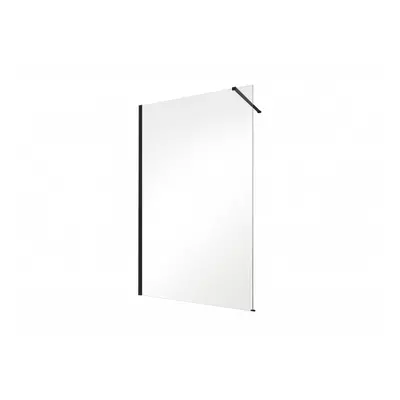 BESCO Walk-in sprchová zástěna ECO-N BLACK 90 cm, černá