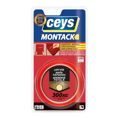 Ceys MONTACK LEPÍ VŠE OKAMŽITĚ, montážní páska 2,5mx19mm