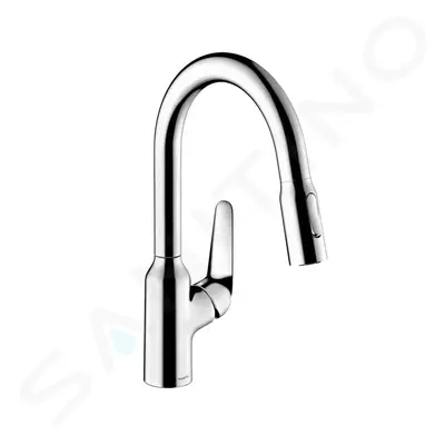 Hansgrohe 71801000 - Dřezová baterie M429-H180 s výsuvnou sprškou, chrom