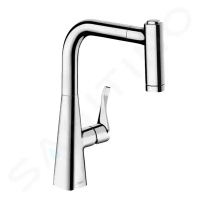 Hansgrohe 73800000 - Dřezová baterie M7116-H220 s výsuvnou sprškou, sBOX, chrom