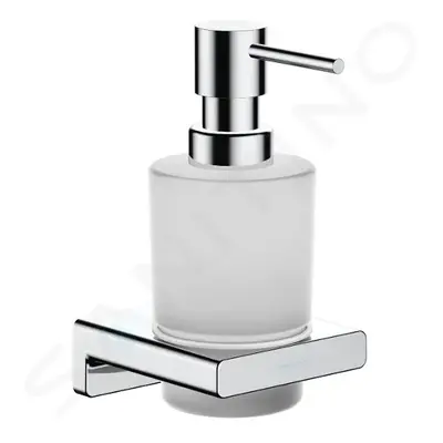 Hansgrohe 41745000 - Dávkovač mýdla s držákem, matné sklo/chrom