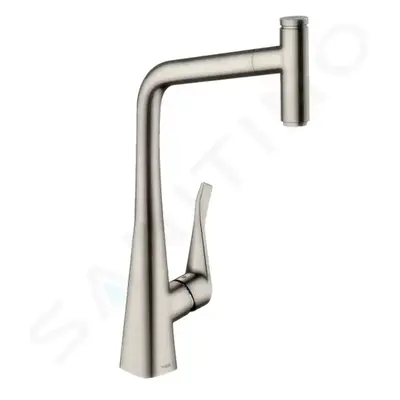 Hansgrohe 14884800 - Dřezová baterie s výsuvnou koncovkou, vzhled nerezu