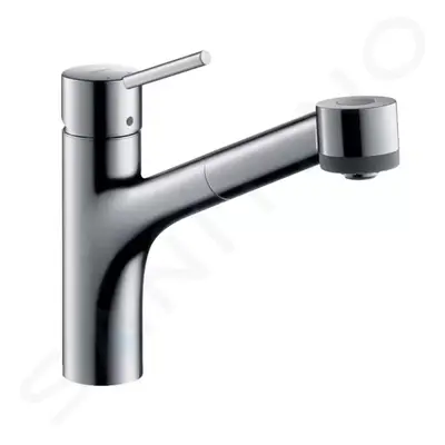 Hansgrohe 32845000 - Dřezová baterie s výsuvnou sprškou, EcoSmart, chrom