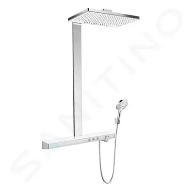 Hansgrohe 27109400 - Sprchový set Showerpipe 460 s termostatem, 2 proudy, bílá/chrom