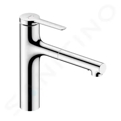 Hansgrohe 74822000 - Dřezová baterie s výsuvnou sprškou, chrom