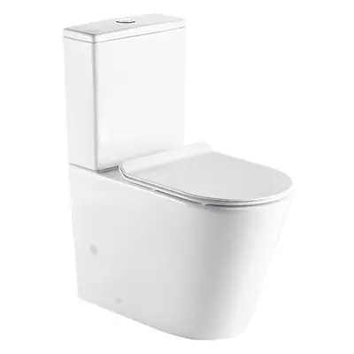 Olsen spa Kombi WC ROBUSTO RIMLESS se SLIM sedátkem Soft-close - OLKLT2125A