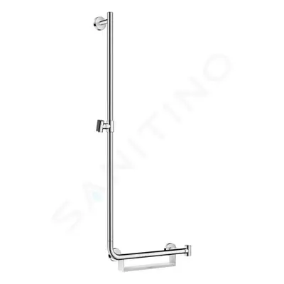 Hansgrohe 26403400 - Sprchová tyč 110 cm, levá, bílá/chrom