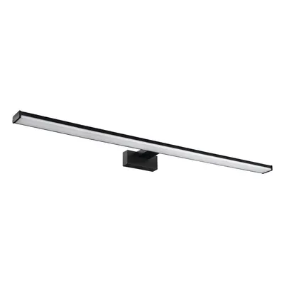 Sapho CHICAGO MAX LED svítidlo, 780x120mm, 15W, 230V, plast, černá mat