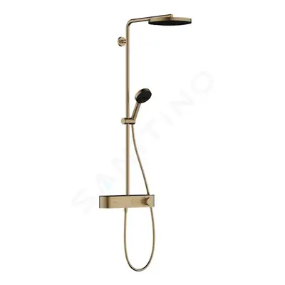 Hansgrohe 24220140 - Sprchový set s termostatem, průměr 26 cm, 3 proudy, kartáčovaný bronz