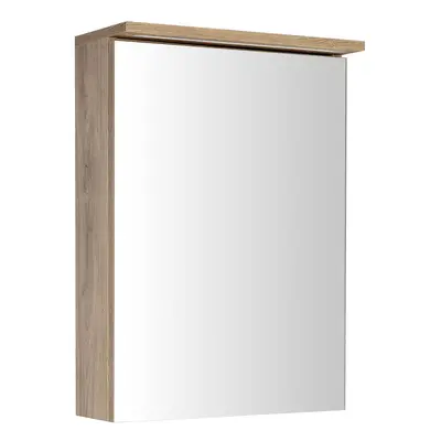 Aqualine KAWA STRIP galerka s LED osvětlením 50x70x22cm, dub emporio