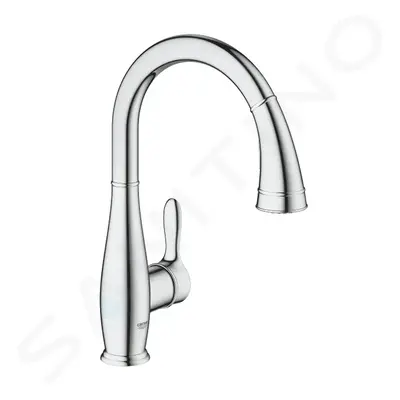 Grohe 30215001 - Dřezová baterie s výsuvnou sprškou, chrom