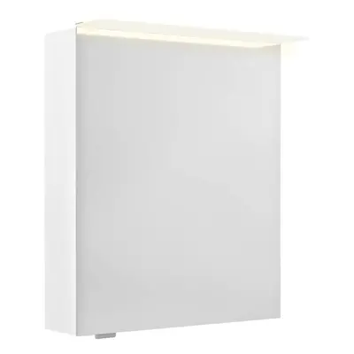 Sapho LINEX galerka s LED osvětlením, 60x70x15cm, levá/pravá, bílá