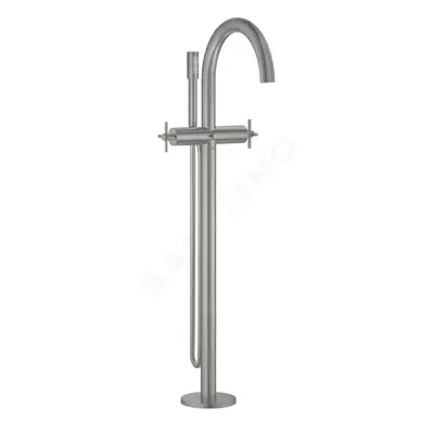 Grohe Atrio Vanová baterie do podlahy, s otočným výtokem, supersteel 25044DC3