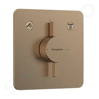 Hansgrohe 75414140 - Baterie pod omítku, pro 2 spotřebiče, kartáčovaný bronz