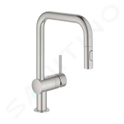 Grohe 32322DC2 - Dřezová baterie s výsuvnou sprškou, supersteel