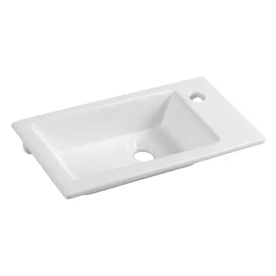 Aqualine ZUNO 50 keramické umývátko nábytkové 50x25cm, bílá