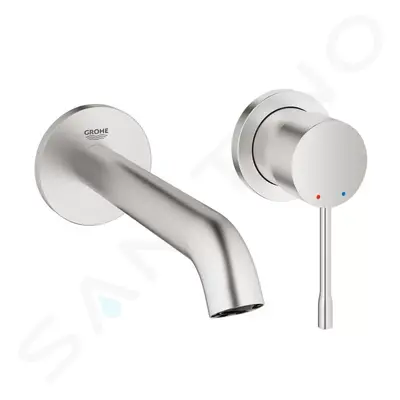 Grohe 19408DC1 - Umyvadlová baterie pod omítku, 2-otvorová instalace, supersteel