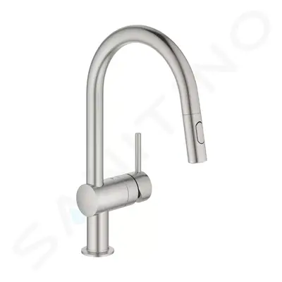 Grohe 32321DC2 - Dřezová baterie s výsuvnou sprškou, supersteel