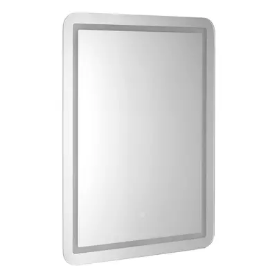 Aqualine SALICA zrcadlo s LED osvětlením 60x80cm, dotykový senzor, stmívatelné