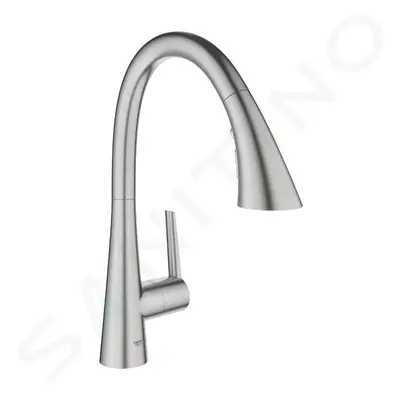 Grohe 32294DC2 - Dřezová baterie s výsuvnou sprškou, supersteel