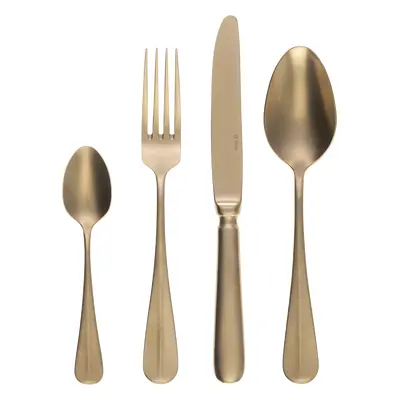 Příborový set 24 ks – Baguette Vintage PVD Champagne Stone Wash - 130428