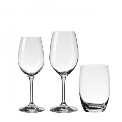 Startovací sada sklenic pro domácnost 12 ks - BASIC Glas Lunasol - 322025