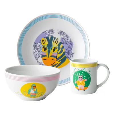 Dětská porcelánová sada 3-dílná — Jungle Patrol - 450514