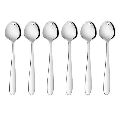 Zmrzlinové lžičky se srdíčkem 6 ks set – Love Cutlery - 116604