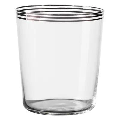 Pohár Tumbler se třemi pruhy v platinové barvě 440 ml – 21st Century Glas - 322197