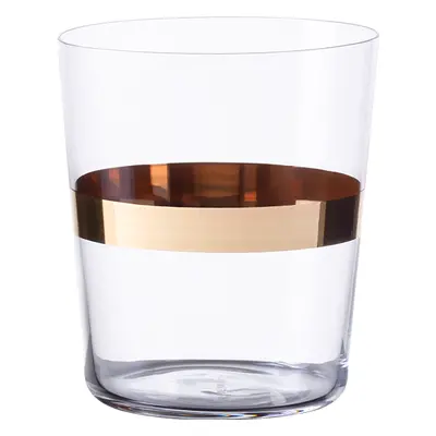 Poháry Tumbler s pruhem ve zlaté barvě 440 ml set 6 ks – 21st Century Glas Lunasol META Glass - 