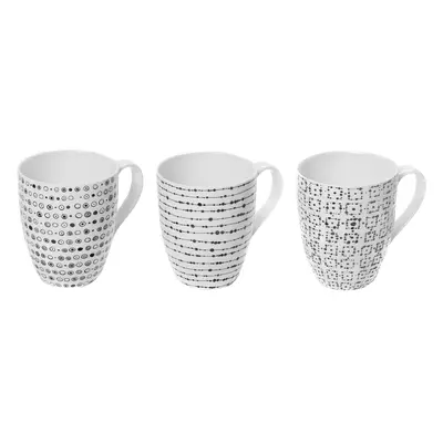 Šálek na mléko, čaj nebo cappuccino 320 ml set 3 ks - Basic Dots - 490822