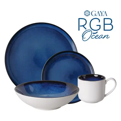 Porcelánový set 16 ks - Gaya RGB Ocean Lunasol - w0029