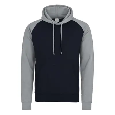 Just Hoods Unisex dvoubarevná mikina Baseball