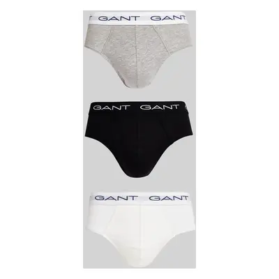 SPODNÍ PRÁDLO GANT BRIEF 3-PACK GREY MELANGE