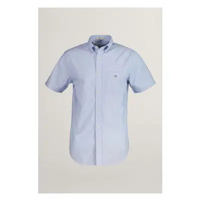 KOŠILE GANT REG CLASSIC POPLIN SS SHIRT LIGHT BLUE