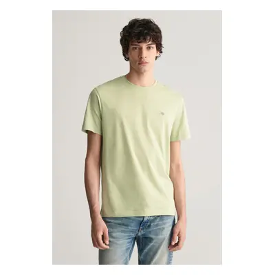 TRIČKO GANT REG SHIELD SS T-SHIRT MILKY MATCHA