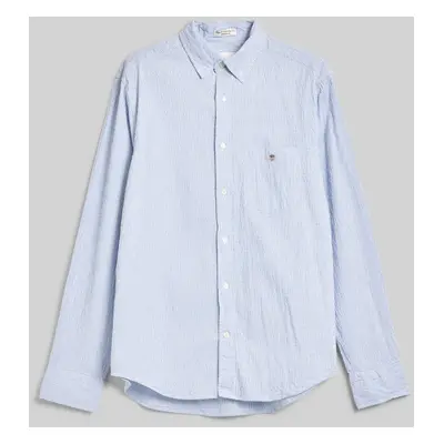 KOŠILE GANT REG SEERSUCKER STRIPE SHIRT RICH BLUE