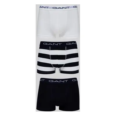 SPODNÍ PRÁDLO GANT STRIPE TRUNK 3-PACK EVENING BLUE